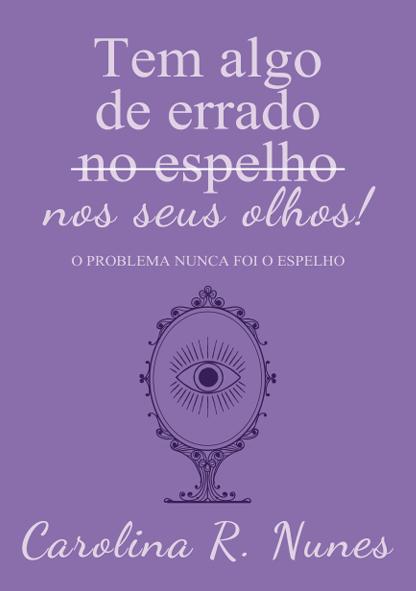 Capa do livro Tem algo de errado nos seus olhos