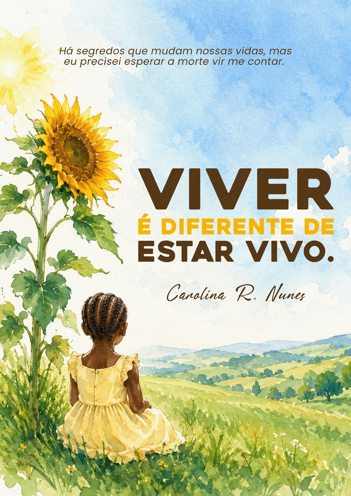 Capa do livro Viver é diferente de estar vivo